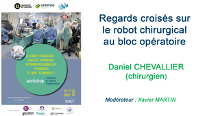 Regards croisés sur le robot chirurgical au bloc opératoire (Chevallier)