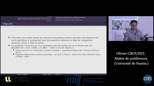 Régularités statistiques des signaux de parole et implications pour l'étude des mécanismes de perception par Olivier CROUZET