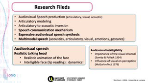 Observer l'humain pour animer un visage parlant expressif par Slim Ouni