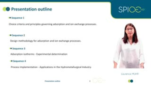 SPICE-MP - 16 - Purification-Concentration by ion exchange and adsorption processes (1/4) - Laurence Muhr