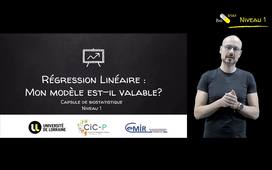 Régression linéaire - Mon modèle est-il valable