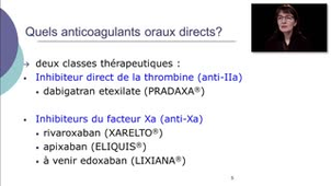 DES Gériatrie - Anticoagulants oraux directs  Ch. Guillaume - Partie 1 - 07032017_V1