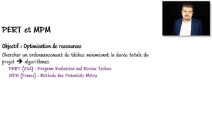 Introduction à la gestion - Ordonnancement de tâches - PERT et MPM