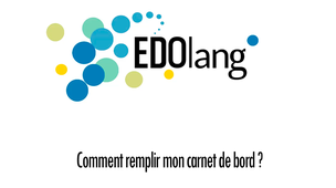 Tuto 6bis - Comment remplir mon carnet de bord ?