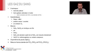 DES de Pneumologie - Interprétation des résultats d'un gaz du sang artériel (partie 2) - Bruno Chenuel