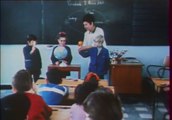 Rites d'enseignement, globe terrestre, 1981, Rue des Archives