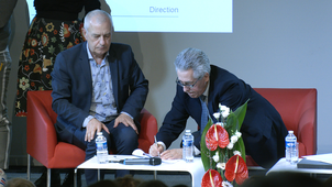 Présentation du Centre Pierre Janet, du partenariat avec la Fondation Vincent de Paul et signature de la convention de partenariat