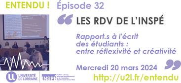 Entendu ! épisode 32 (4/5) : Mise en fiction et partage de pratiques avec le public
