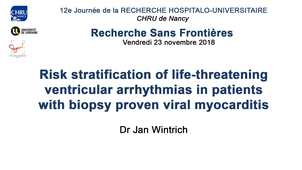 Risk stratification of life-threatening ventricular arrhythmias in patients with biopsy proven viral myocarditis