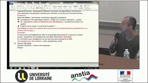 ANSTIA 2013: Restitution du groupe ingénierie pédagogique