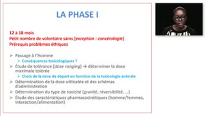 PARTIE 2 - LES PHASES 1 ET 2 DES ESSAIS CLINIQUE - Ndeye-Coumba Ndiaye