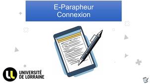 E-Parapheur : connexion
