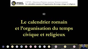 UE705 - 02 - Le calendrier religieux et les rites publics