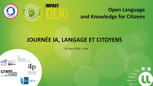 Introduction - Journée IA, langage et citoyens