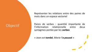 Représentation vectorielle de paires de verbes pour la prédiction de relations lexicales