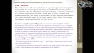 Sociologie des représentations: Séance 5 (deux heure) (Prof. J.-M. Seca)