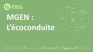 L'écoconduite - MGEN