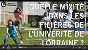 La mixité dans les filières de l'Université de Lorraine, on en parle ?