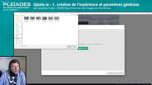 Tuto - Uptale 01 création de l'expérience et paramètres généraux