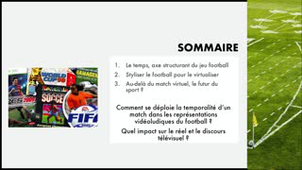 La représentation vidéoludique du football : temporalités du jeu dans le jeu