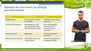 Cours 6 - 1ère partie -  Les instruments de politique environnementale  - Sylvain Caurla