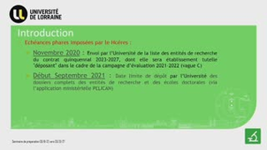 Séminaire de lancement Hcéres : CLCS - SJPEG et TELL (partie 02)