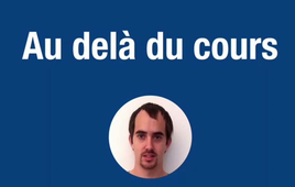 Au delà du cours