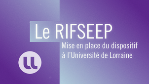 Le RIFSEEP - Mise en place du régime indemnitaire RIFSEEP à l'UL