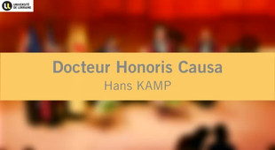 Cérémonie de rentrée solennelle de l'université 2014 - Docteur Honoris Causa -  Hans Kamp