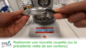 ENSAIA Utilisation de l'analyseur d'humidité