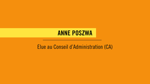À la rencontre de nos élu·es - Anne Poszwa (CA)
