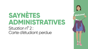 Saynètes administratives - 2-Carte d'étudiant perdue (Sous-titres)