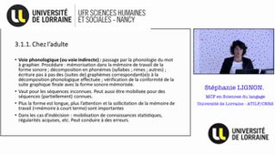 Mise en place des compétences orthographiques : éléments de psycholinguistique