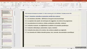 Ville et environnement 2 (M1 sociologie): Séance 5 du 15 février 2021