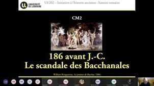 UE202 - CM2 - 186 av. J.-C. : Le scandale des Bacchanales (début)