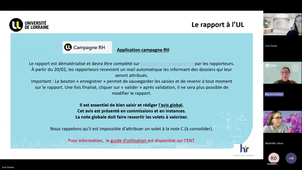 Formation aide à la rédaction des dossiers et expertise des dossiers d'avancement pour les EC