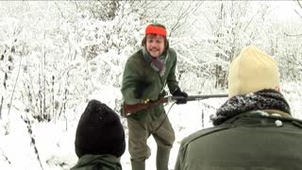 A travers les sapins