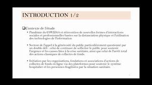 Géraud Ahouandjinou et al. : Covid-19 et collecte de fondssur le web en France : acteurs, stratégies et perspectives