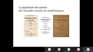 Madelhis - 2021-04 - UE 1002-2 - Sources - Les auteurs des Nouvelles Annales de mathématiques