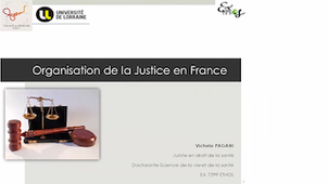 Organisation de la Justice en France (Victoria PAGANI)