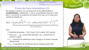 X-TRACKS - Chapitre IV Energie, croissance et bien-être 10