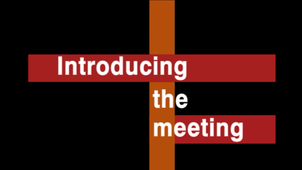 Introducing the meeting
