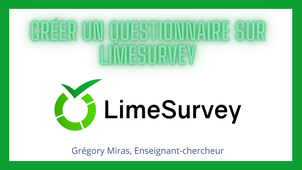 Créer un questionnaire sur Limesurvey