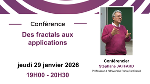 Des fractals aux applications - Stéphane Jaffard