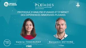 Protocole d'analyse d'usages et d'impact des expériences immersives PLEIADES