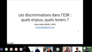 Séminaire sur l'Etat de l'ESR - séance 4