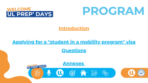 UL Prep' Days for Erasmus Mundus students - Webinar 3