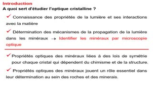 ENSG Semestre 5 - Optique cristalline partie 1