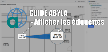 Guide Abyla - Afficher les étiquettes sur un plan