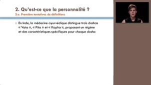La question de la personnalité - Aurélie Van Hoye